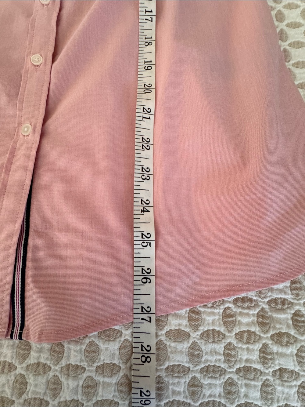 Banana Republic Sleeveless Pink Button-Down Shirt - Picture 7 of 7